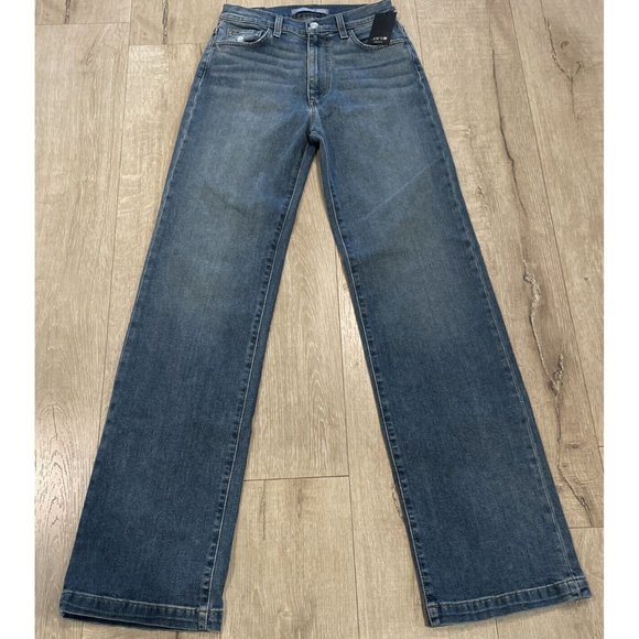 Joe's Jeans Jeans Joes Jeans High Rise Wide Leg Medium Wash Womens